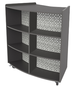 Curved Book Display Unit